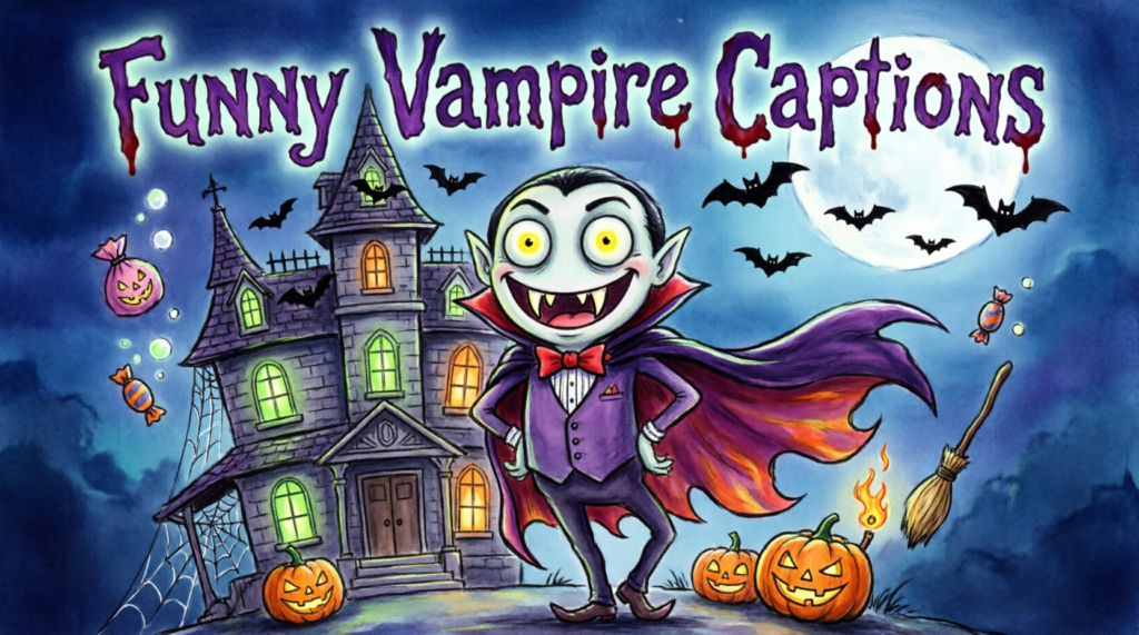 Funny Vampire Captions 