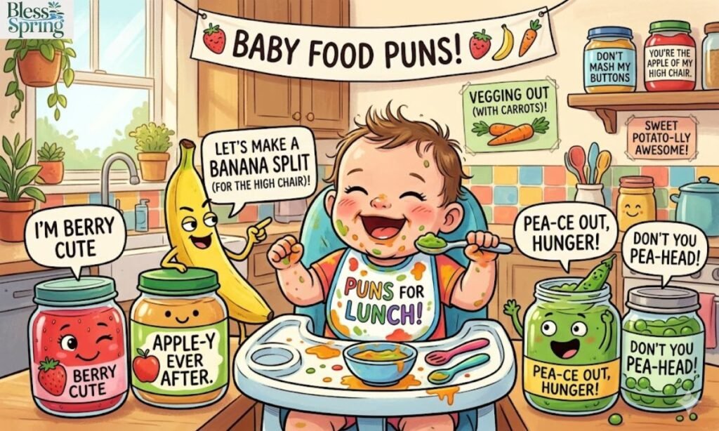 Funny Baby Food Puns 