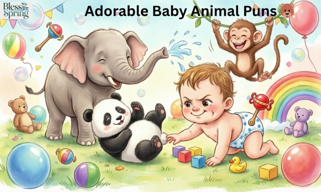 Adorable Baby Animal Puns 🐻